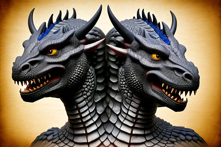 Two Heads Dragon,two Head,moster,loratwoheadslora2headsv101....