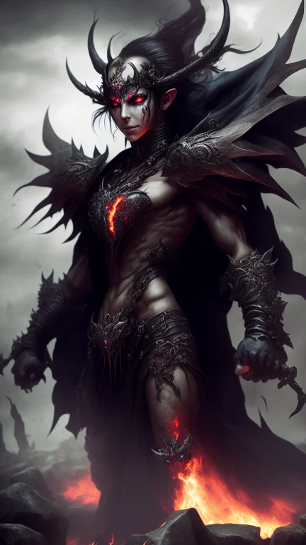 Fight, Demon In A Graveyard, Ominous, Creepy, Horror, Chroma...