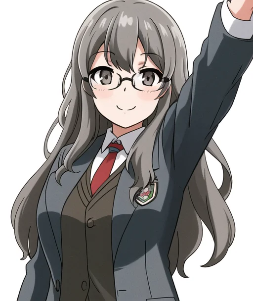 Lorafutaba0.5,futaba Rio,glasses,gray Hair,very Detailed ,hi...