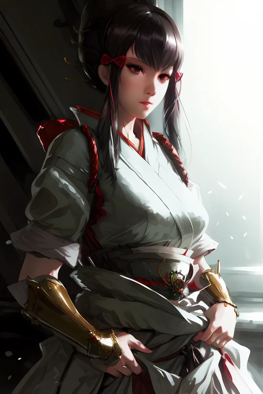 Realistic Close Portrait Of A Woman, Skirtlift, Dramatic Lig...