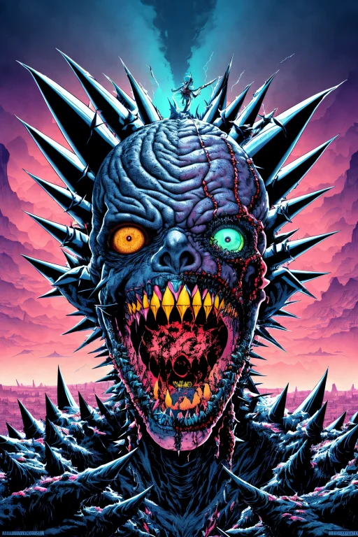Eldmeisterog Acid Brain Damage Crazy Zombie With Large Sharp...