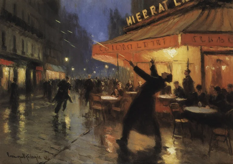 Cinematic Film Still 1. Konstantin Korovin Style Russian Imp...