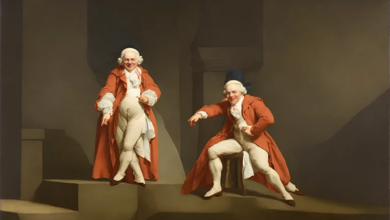 Cheeky Smile Ducreux1 Wearing Top Hat, Bandaged Hands Loradu...
