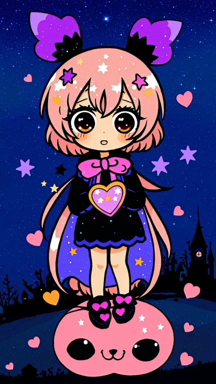 Masterpiece Chibi1.3, Best Quality, Realistic1.2, Chibi Girl...