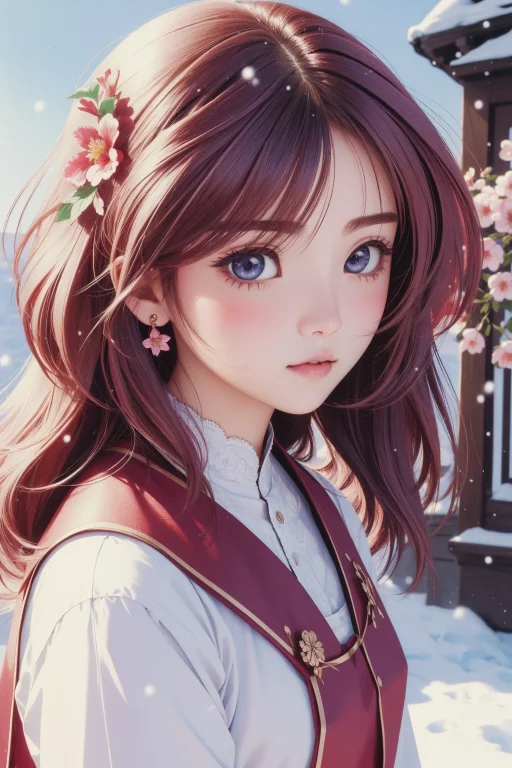 1girl, Lorapiarough0.8, Chibi Short Pak1.3 , His Hair Is Tra...