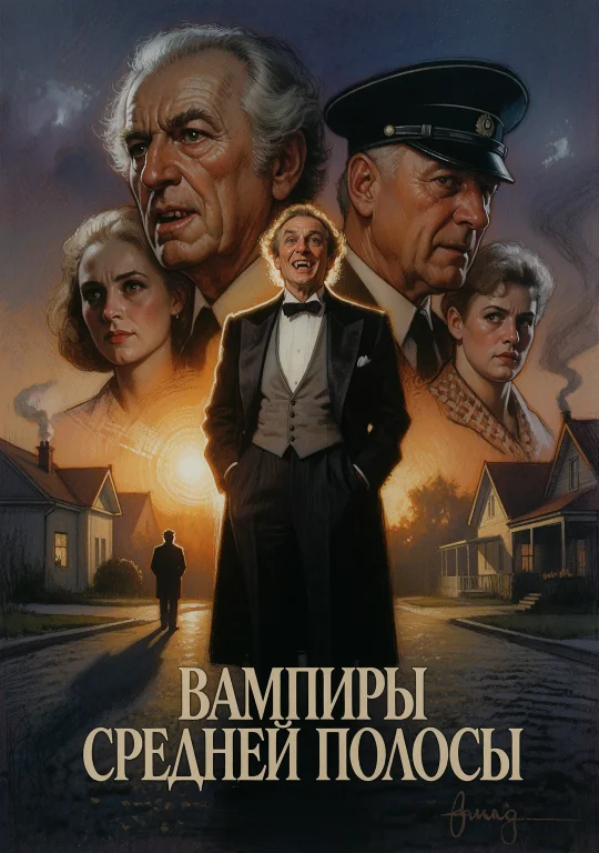 Cinematic Film Still 9. Drew Struzan Style Movie Poster Illu...
