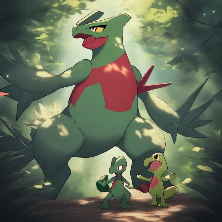 Masterpiece, Best Quality, Pokmon, Sceptile, Grovyle, Treeck...