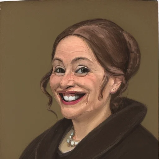 A Portrait Of A Woman, Smiling