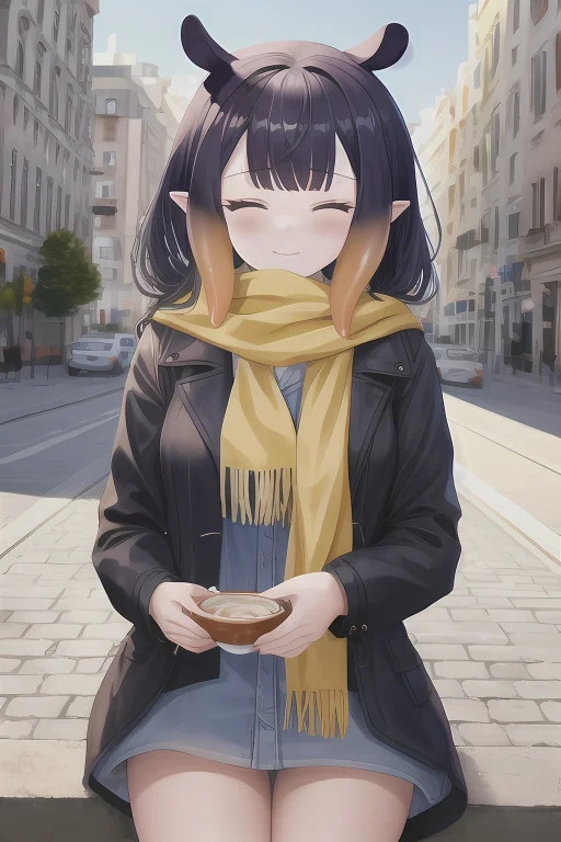Masterpiece, Best Quality, 1girl, White Hair, Medium Hair, C...