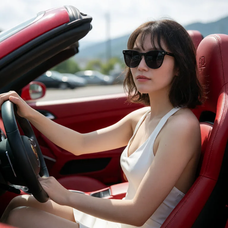 Real-life Photo Of A Thirty-something Japanese Model In Eleg...