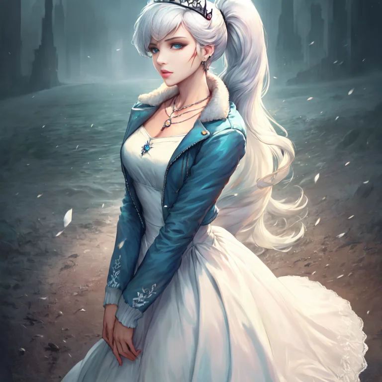 Rwby, Weiss Schnee, Stanley Lau, 1girl, Blue Eyes, Cropped J...