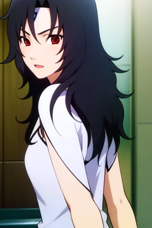 1girl, Long Hair, Black Hair, Solo, Looking At The Viewer, F...