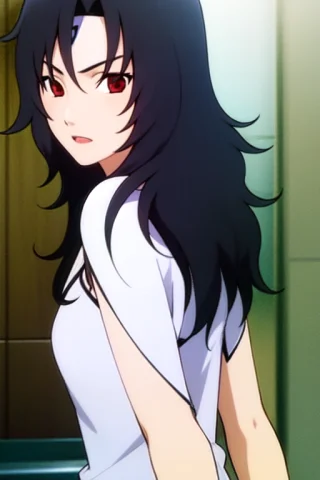 1girl, Long Hair, Black Hair, Solo, Looking At The Viewer, F... — Stable Diffusion AI Prompt: 1girl, long hair, black hair, solo, looking at the viewer, forehead protector, r...
