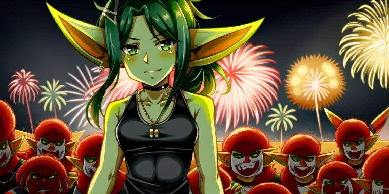 Gobgirlz1.2, Rave, Spotlights, Fireworks Crowd1.3, Party, Mu...