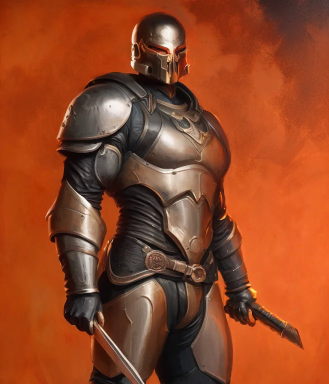 A Realistic Detail Of A Mid-range2, Full-torso2 Character Po...
