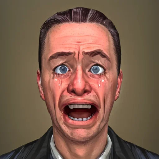 A Portrait Of A Man, Crying Louder