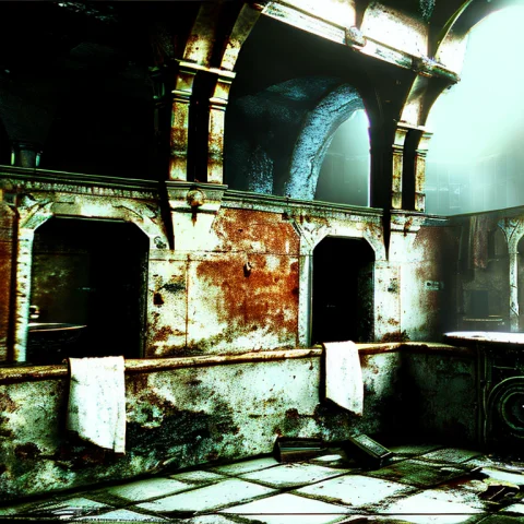 Roman Bath House, By Apocofy — Stable Diffusion AI Prompt: Roman bath house, by apocofy