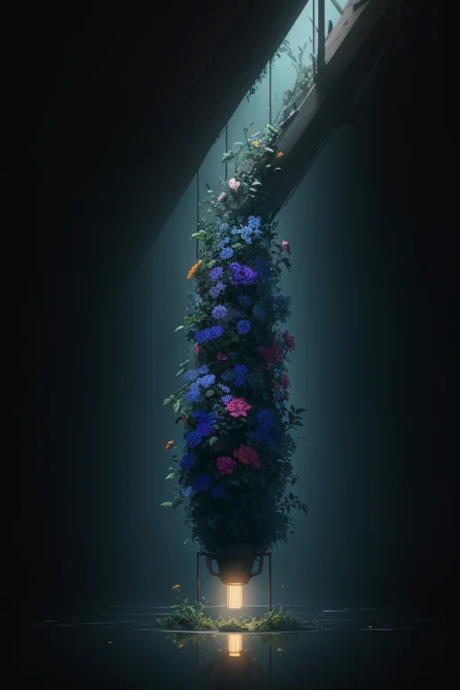 Beautiful Cute Front Full Body, Long Hair In Motion, Herbs A...