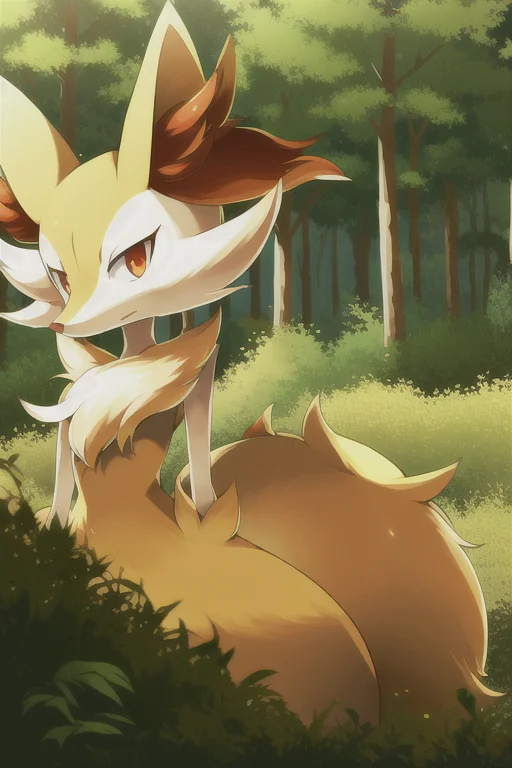 1girl, Masterpiece, Best Quality, Braixen, Pokemon, Lorabrai...