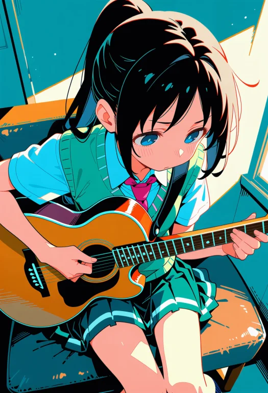 Masterpiece, Sasaki Azusa, With Long Black Hair In A High Po...