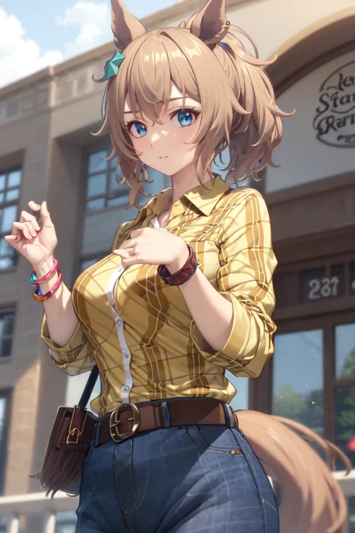 Masterpiece, Best Quality, Taiki Shuttle Umamusume, Yellow S...
