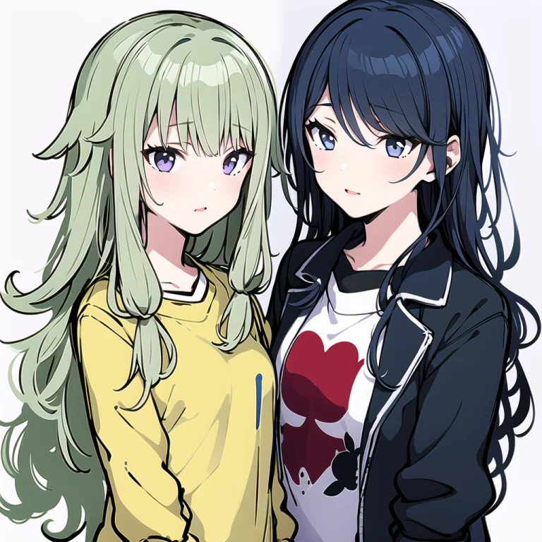 Loraleoneednenetohu0.77, 2girls,yuri, And Illustration, 2gir...