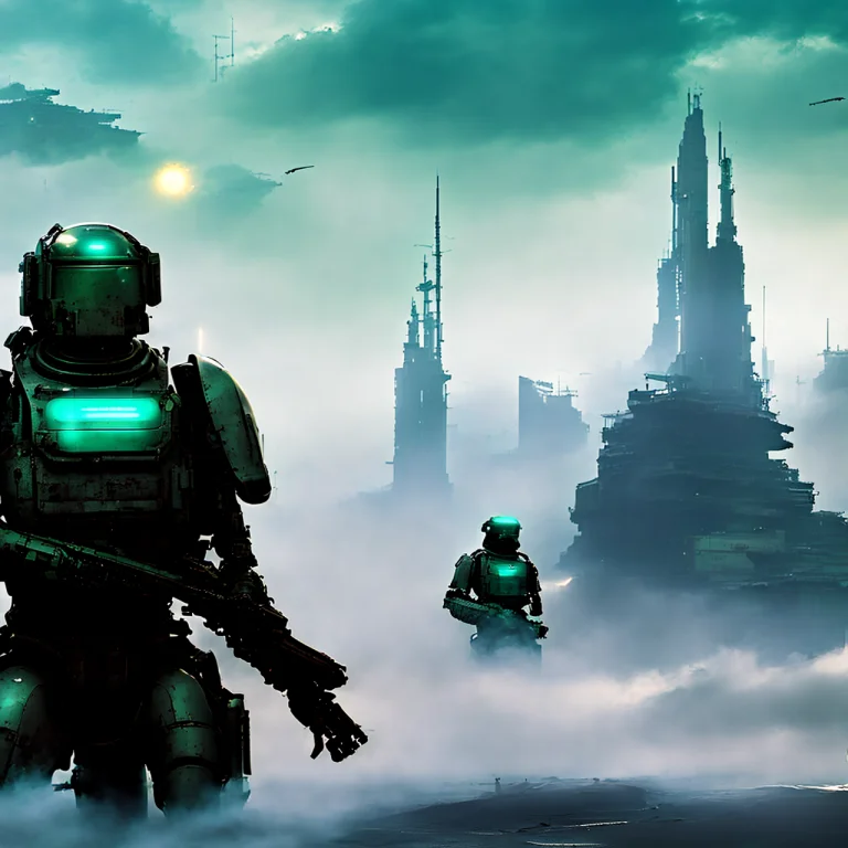 Photo, Scififantasy4 A Post-apocalyptic World Ruled By Robot...