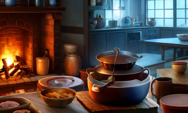 Loraodinspherestylev1.10.7 Kitchen, Fire, Lantern, No Humans...