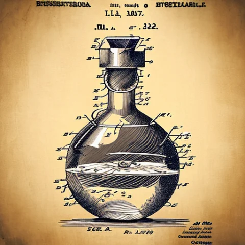 A Patent Drawing Of A Healing Potion. Planit — Stable Diffusion AI Prompt: a patent drawing of a healing potion. PlanIt