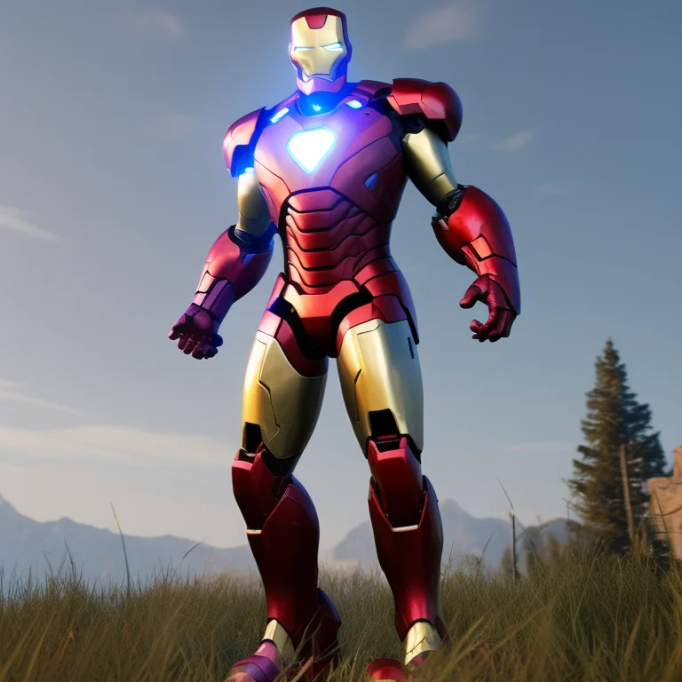 Iron Man Suit In Red Dead Redemption 2, Cinematic, Photoreal...