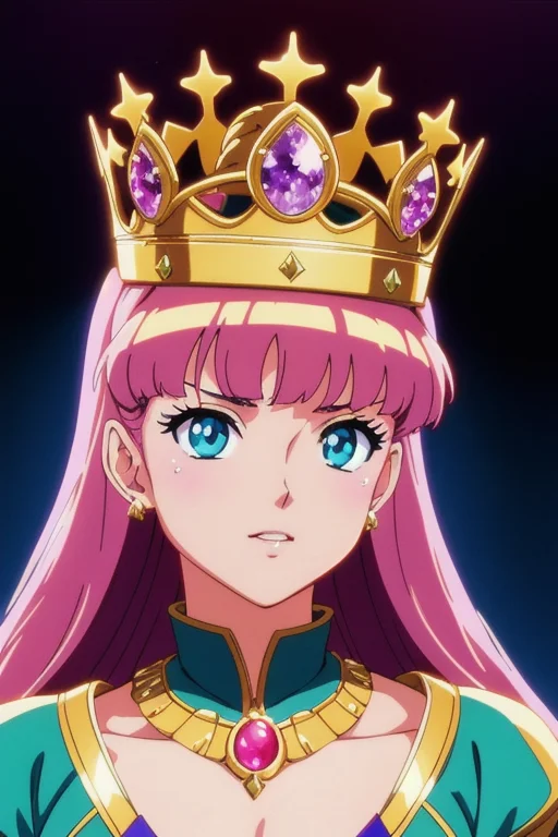80s Anime Style, Masterpiece, Best Quality, 1girl, Half Body...