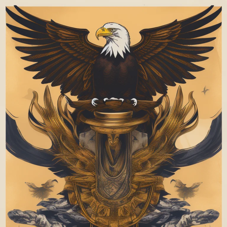 Eagle, Ultra Detailed, Detailed Face, Bone-made Helmet, Jung...