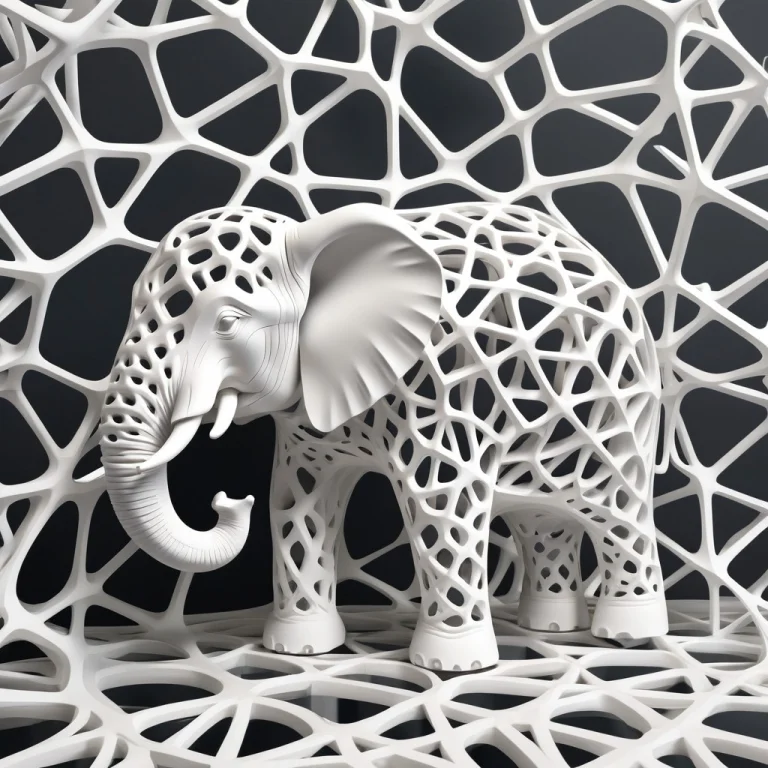 Elephant1.5, Gyroid, Gyroid Structure, Lattice, Porous Surfa...
