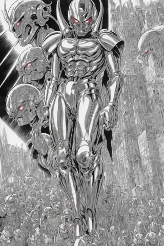 Masterpiece, Best Quality, Army Of Alien Monsters, Metropoli... — Stable Diffusion AI Prompt: masterpiece, best quality, army of alien monsters, metropolis, (by Jim Lee:1.2),...