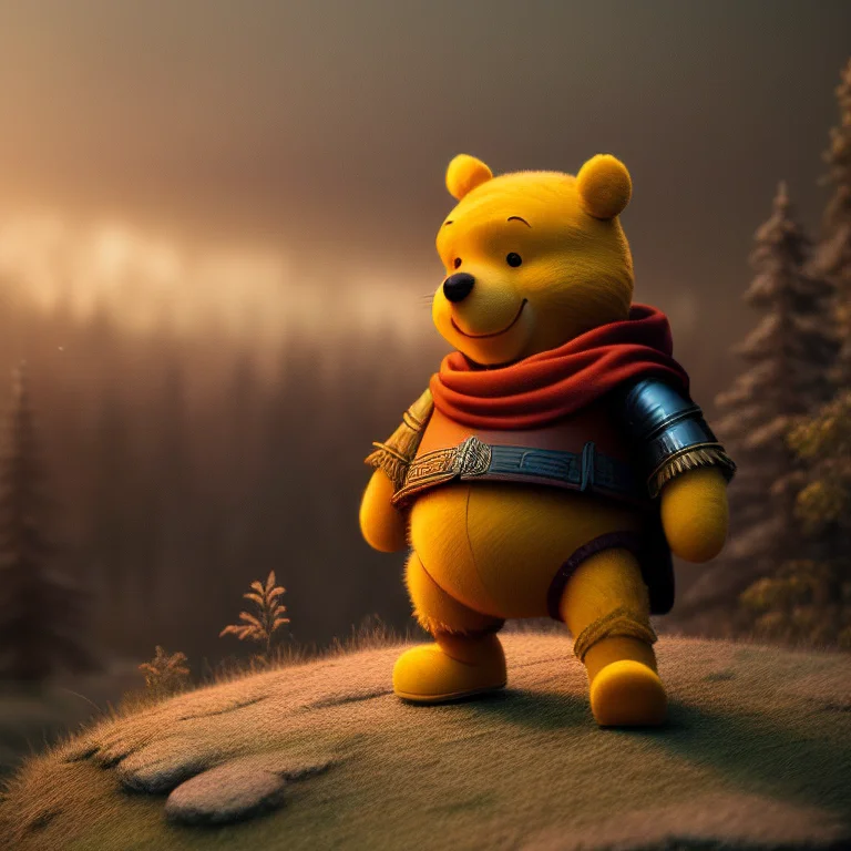 Winnie The Pooh, Ussr Style, Warrior From The Games Of Thron...