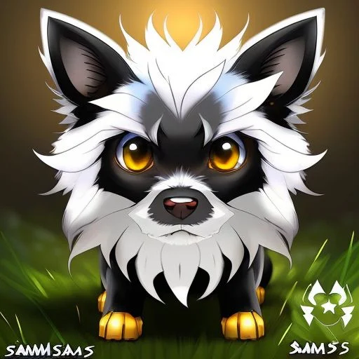 Samdoesarts Style1.3 A Beautiful Dandelion Metal1.2 Dog Poke...