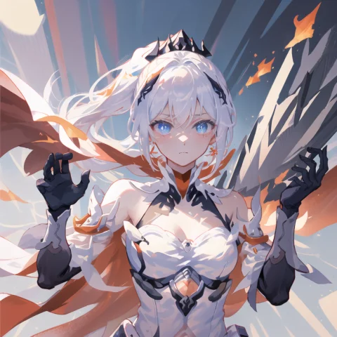 Masterpiece, Best Quality, 1girl, Solo, Face Close Up, Kiana... — Stable Diffusion AI Prompt: masterpiece, best quality, 1girl, solo, face close up, kiana_flamescion, ponytai...