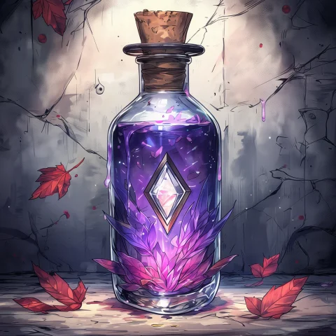 Arsmjstyle, Chiaroscurofantasy, Bottle, The Image Is A Digit... — Stable Diffusion AI Prompt: ArsMJStyle, ChiaroscuroFantasy, Bottle, The image is a digital illustration of a...