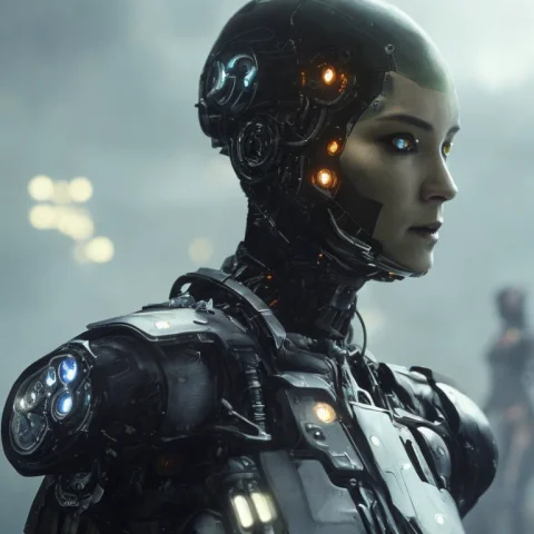 Cyborgdiffusion A Fancy Portrait Of Jacksepticeye As A Cybor... — Stable Diffusion AI Prompt: Cyborgdiffusion A fancy portrait of jacksepticeye as a cyborg by greg rutkowski,...