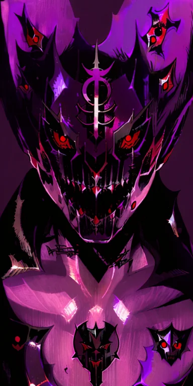 Vampire, Vampire Teeth, Floating Embers, Purple Color, Tatto...