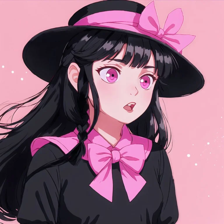 Loraavasretro06-041, 1girl, Bangs, Black Dress, Black Hair,...