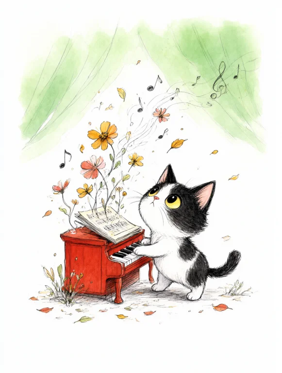 This Is A Charming, Vintage-style Illustration Reminiscent O...