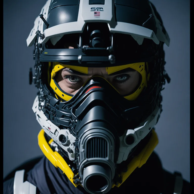 The Origin Vi Gundam, Face Mask, Breathing Tube, Engine, Sim...