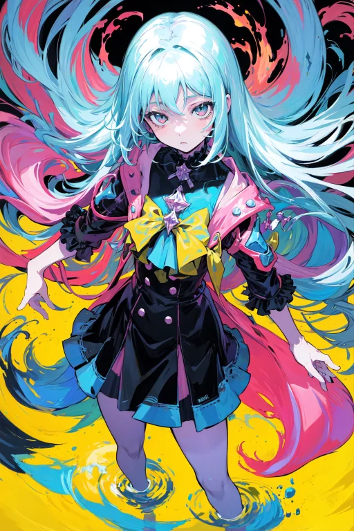 Flat Color1.1,colorful1.3,masterpiece1.2, Best Quality, Mast...