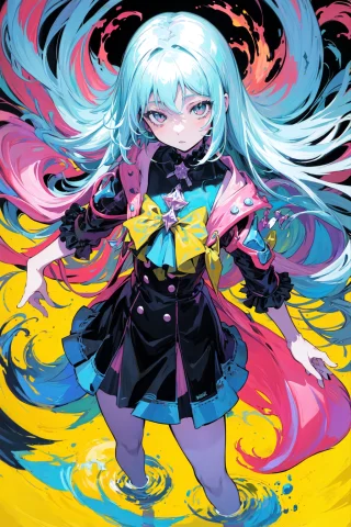 Flat Color1.1,colorful1.3,masterpiece1.2, Best Quality, Mast... — Stable Diffusion AI Prompt: (flat color:1.1),(colorful:1.3),(masterpiece:1.2), best quality, masterpiece, hi...