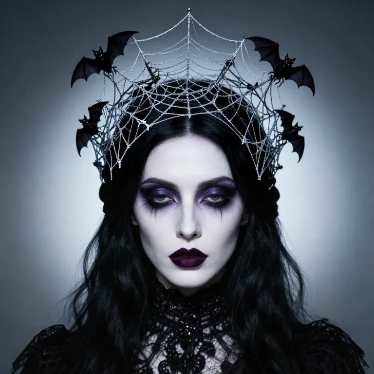 Cinematic Studio Portrait, Dark Gothic Fantasy Style, Symmet...