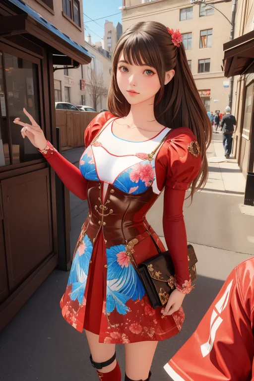 1girl, Lorarenai H7680.7, Detailed Art Stylized By James Jea...