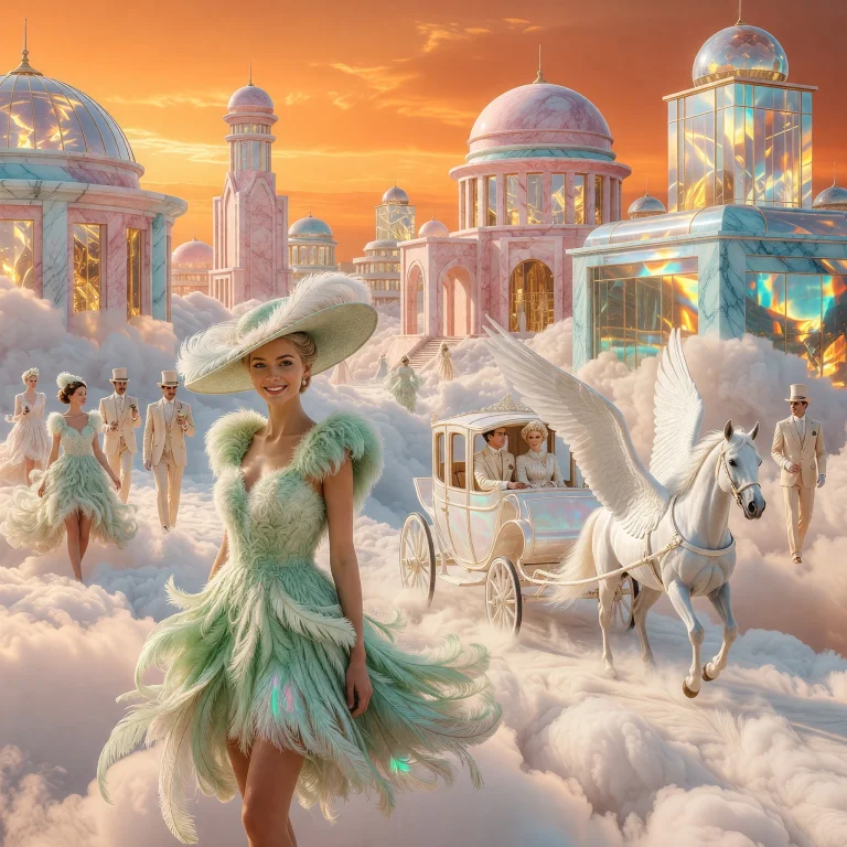 A Wide-angle Epic Fantasy Masterwork, High-fashion And Pop-s...