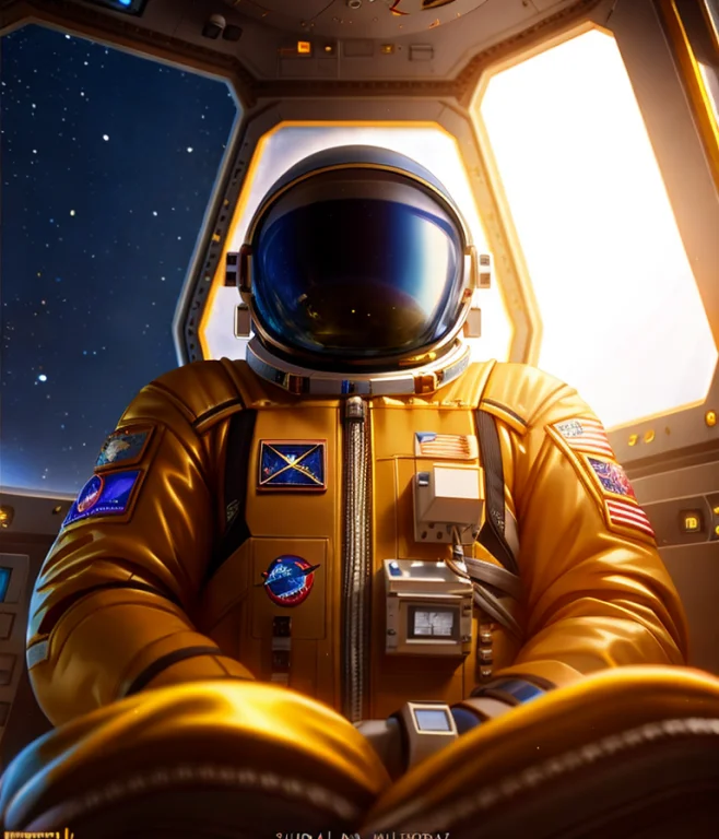 Astronaut, Ultra-detailed, Film Photography, Light Leaks, La...