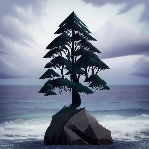 A Learnedembeds-step-2000, Logo Of Tree On Rock